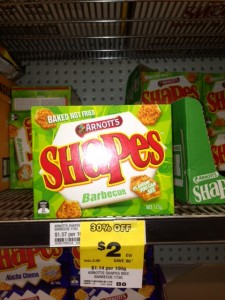 BBQ shapes on special