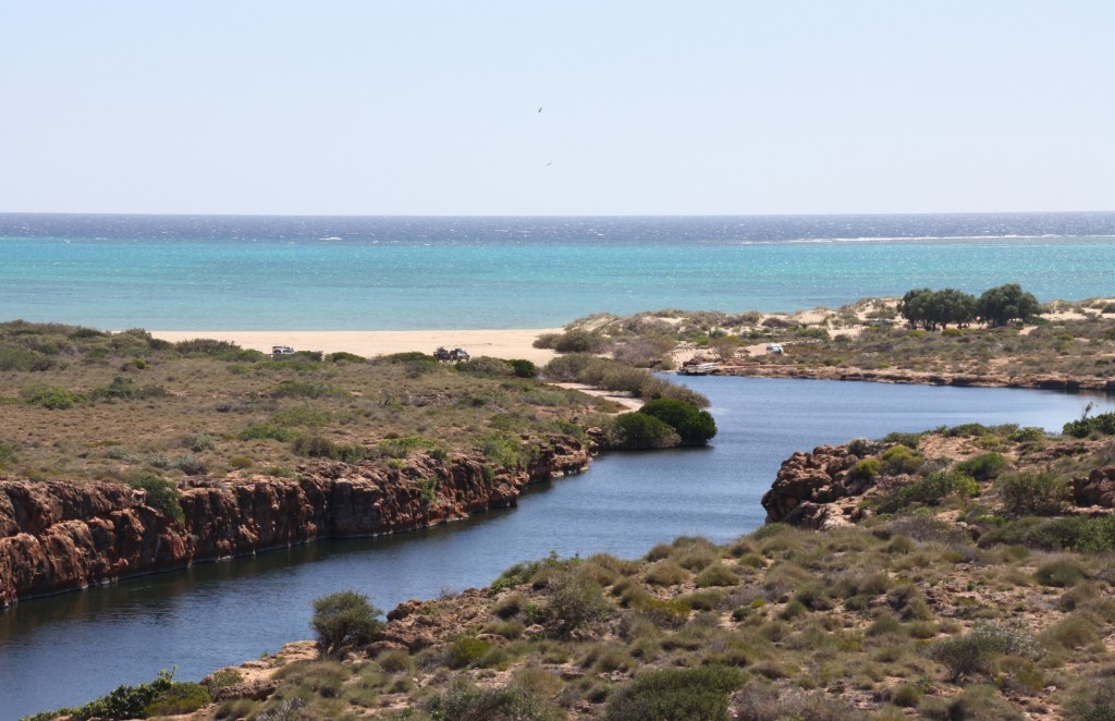 Yardie Creek mouth at Ningaloo Reef