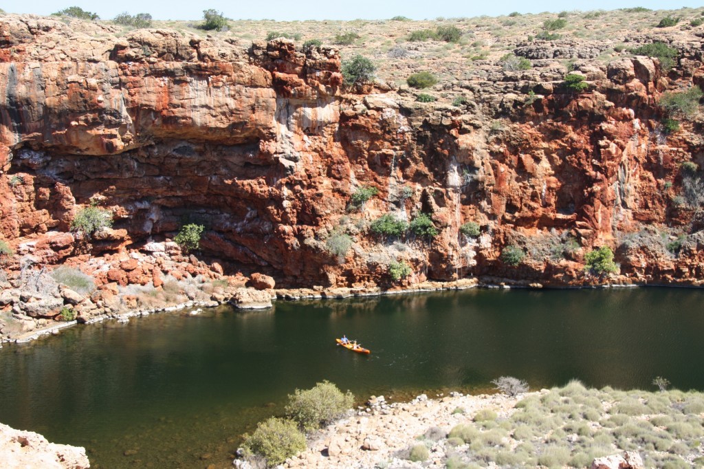 Paddling Yardie Creek