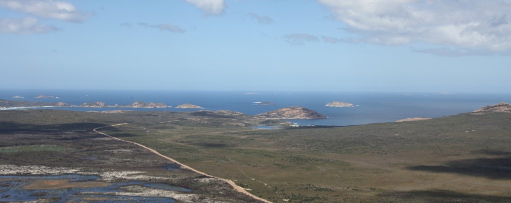 , Lucky Bay left and Thistle Cove right